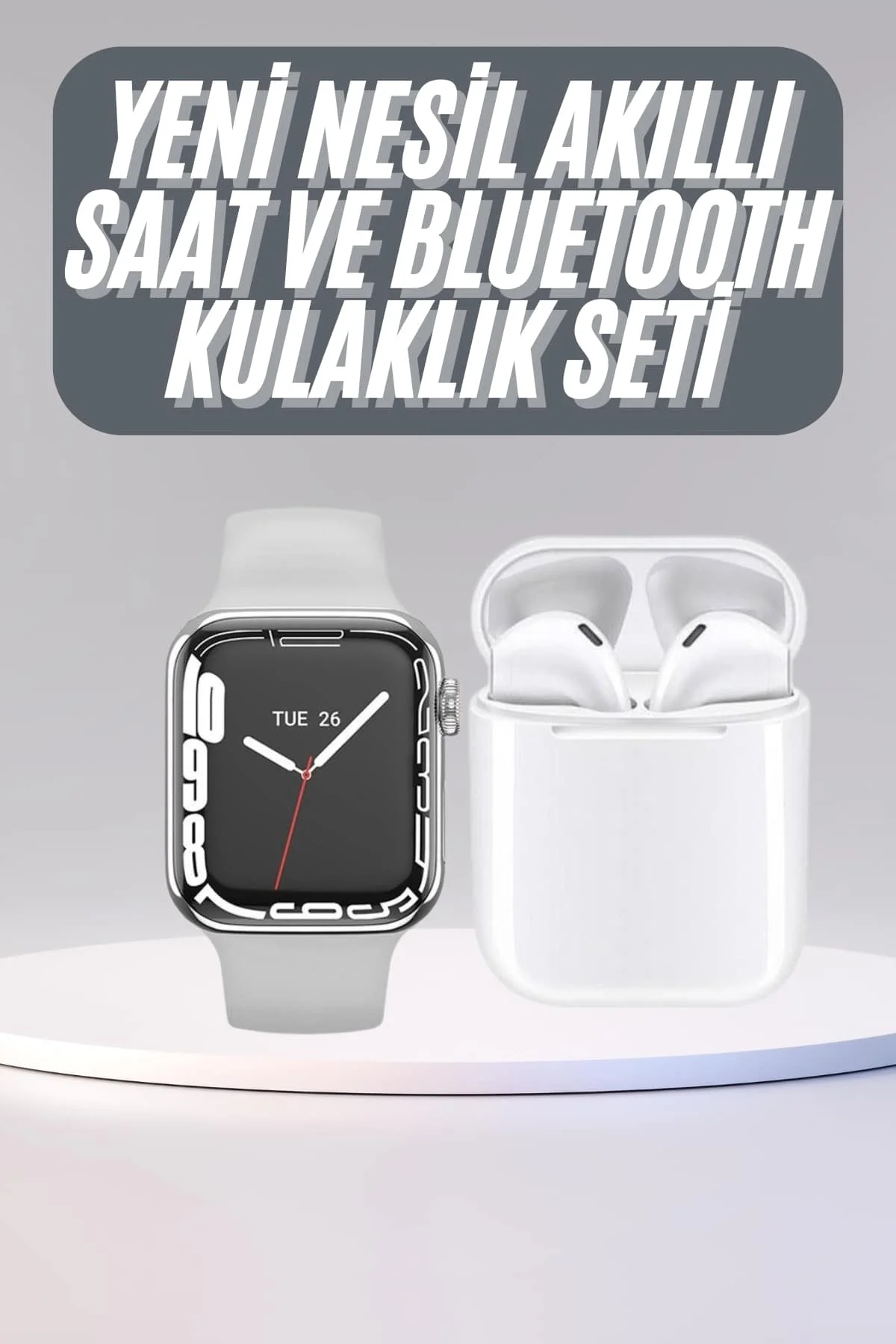 Akıllı Saat Kulaklık Hediyeli Uyku ve Sağlık Takibi Yapabilen Uzun Ömürlü Fiyatı, Yorumları ve Özellikleri