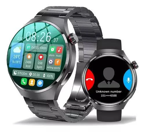 Akıllı Saat Metal Kordonlu GPS ve NFC Uyumlu Arama Cevaplayan Akıllı Saat Metal Kordonlu GPS ve NFC Uyumlu Arama Cevaplayan