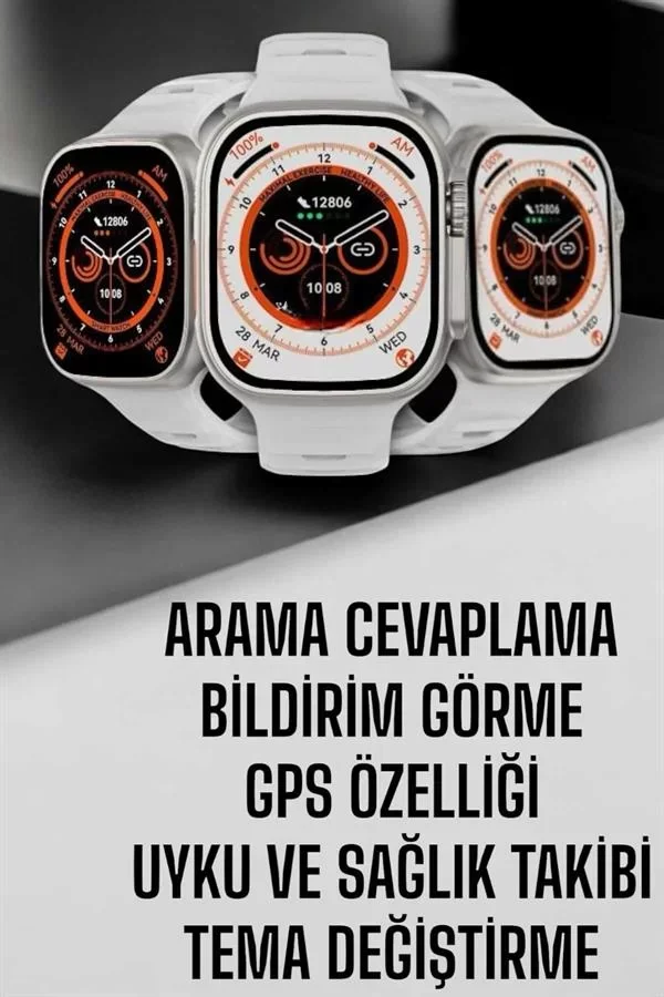 Akıllı Saat Nabız Ölçebilen Yeni Nesil GPS ve Adımsayar Özelliği 