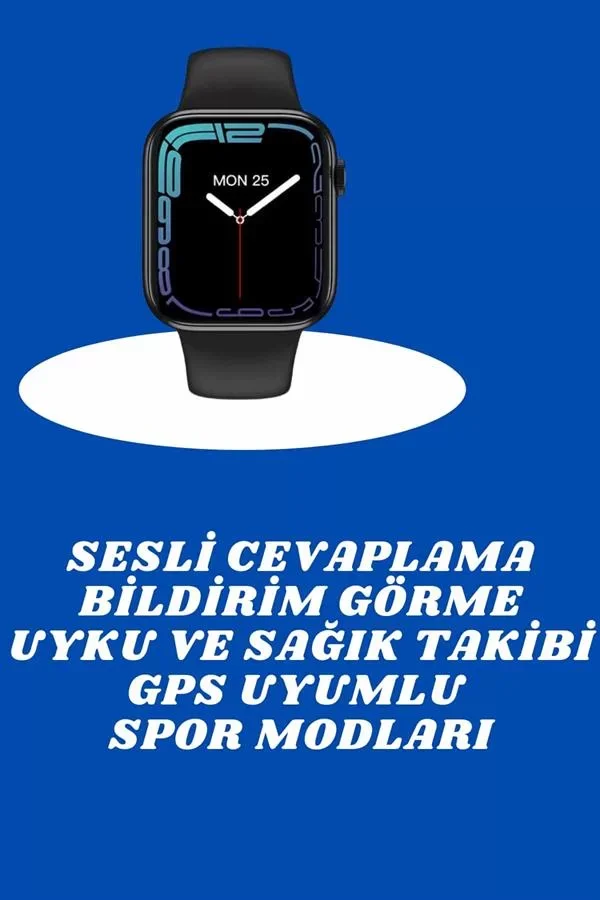 Akıllı Saat Nabız Ölçebilen Adımsayar Kalori Hesaplama Tema Değiş