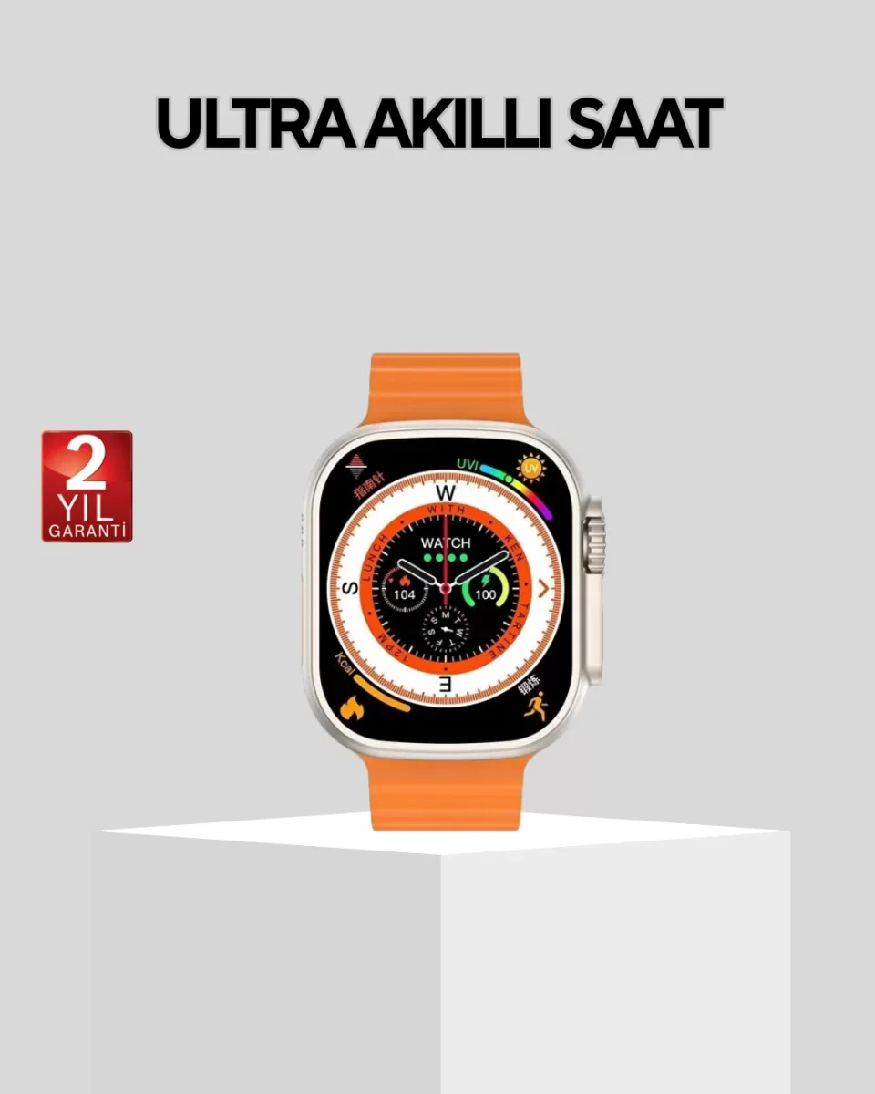 Akıllı Saat – Nabız Ölçer, Uyku Takibi, GPS, Suya Dayanıklı Tasar