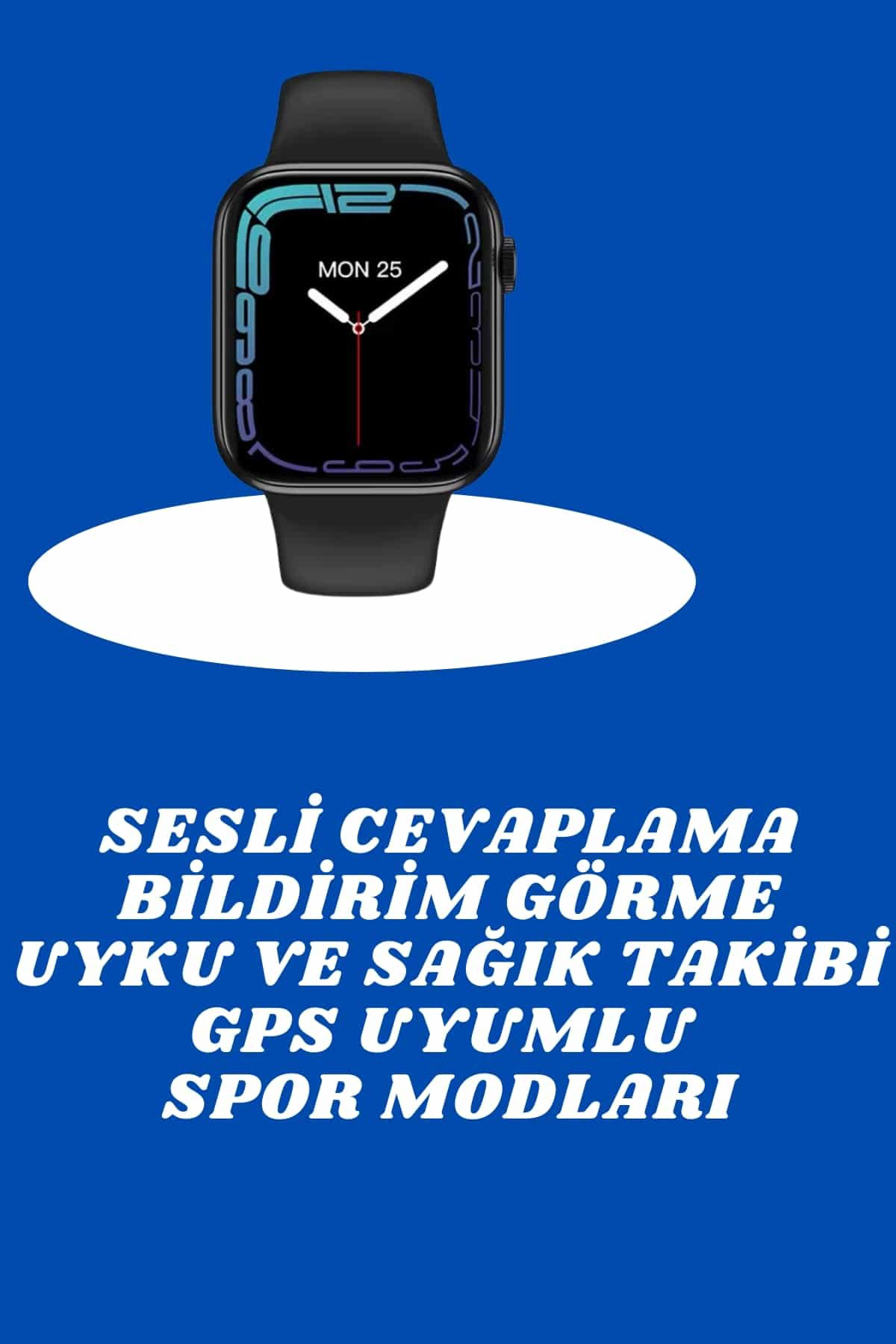 Akıllı Saat Nabız Ölçebilen Adımsayar Kalori Hesaplama Tema Değiş