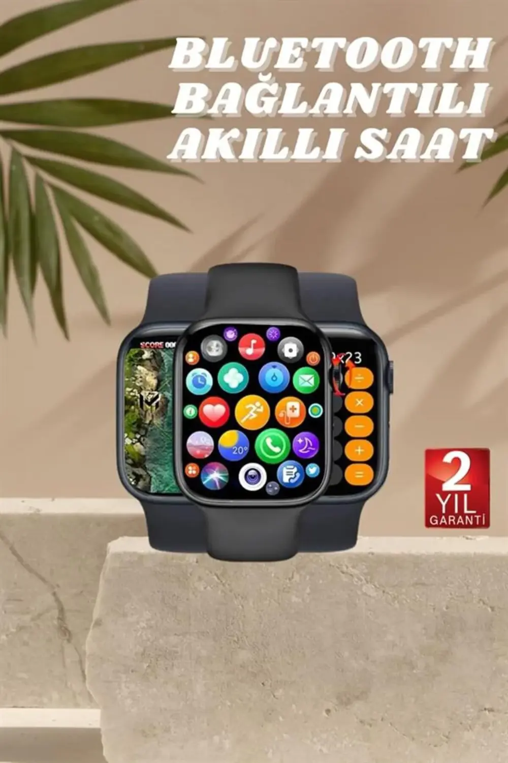 Akıllı Saat Nabız Ölçebilen Adımsayar Kalori Hesaplama Tema Değiş