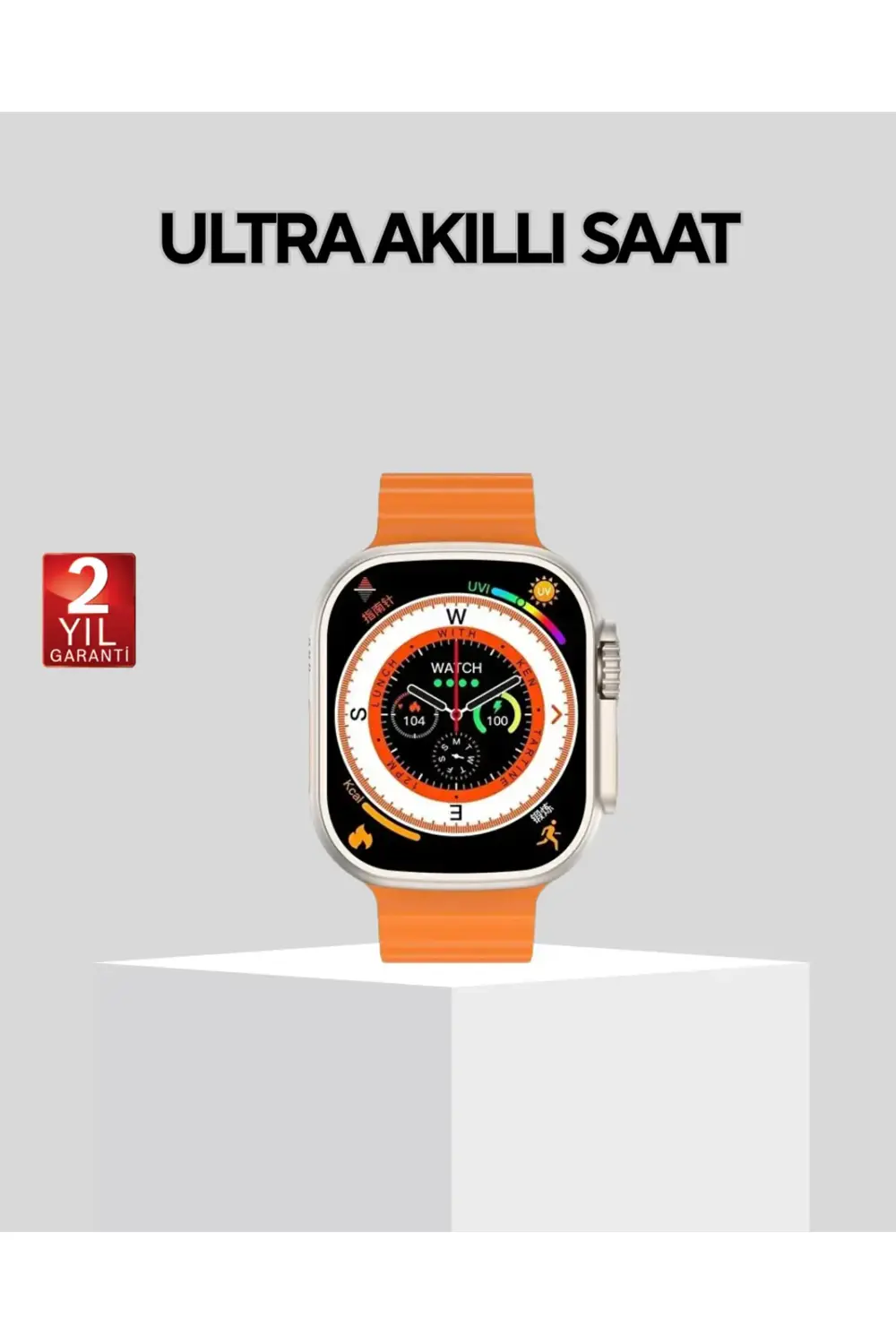 Akıllı Saat – Nabız Ölçer, Uyku Takibi, GPS, Suya Dayanıklı Tasar