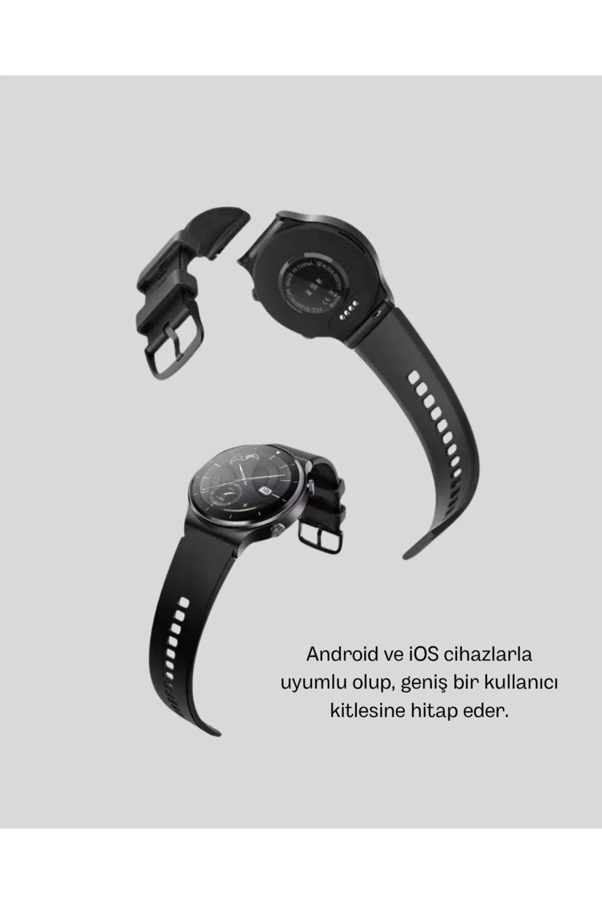 Akıllı Saat NFC – Bluetooth Arama ve Kablosuz Şarj Özellikli