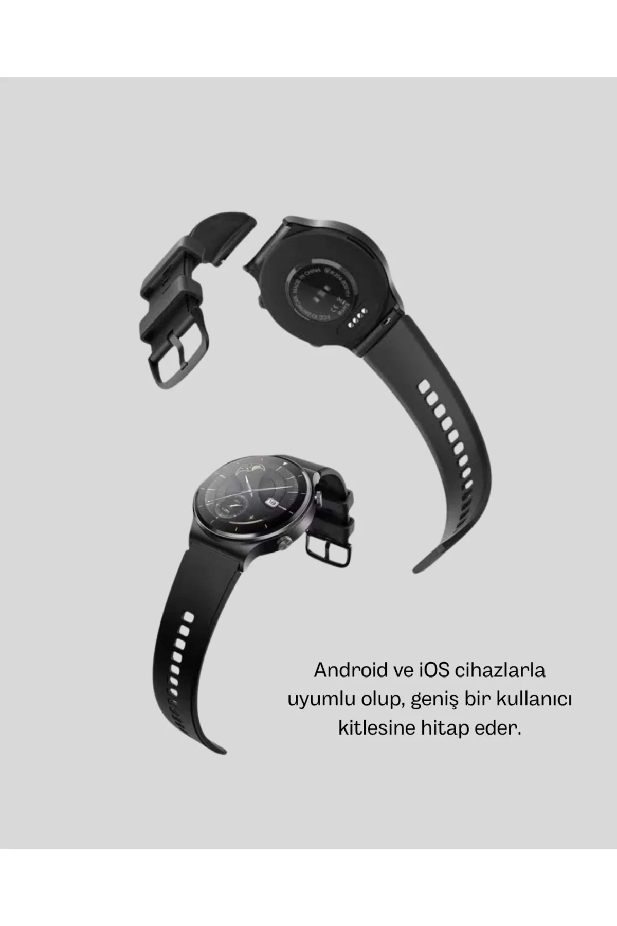 Akıllı Saat NFC – Bluetooth Arama ve Kablosuz Şarj Özellikli