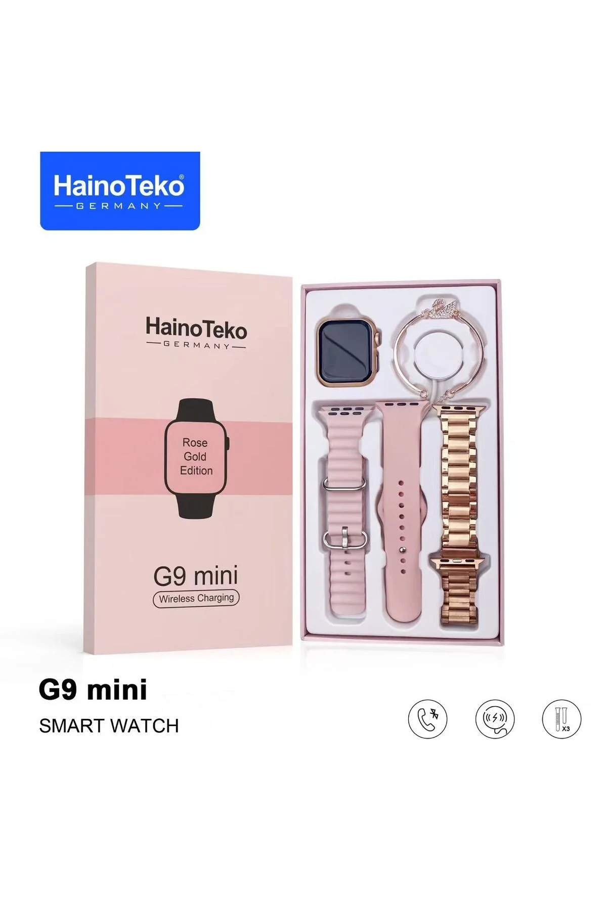 Akıllı Saat - Renk: Çok Renkli, Kasa Renk: Rose Gold, Kordon Renk: Çok Renkli | Teknik Özellikleri