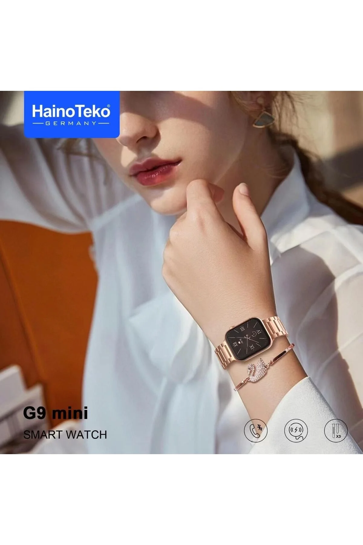 Akıllı Saat - Renk: Çok Renkli, Kasa Renk: Rose Gold, Kordon Renk: Çok Renkli | Teknik Özellikleri