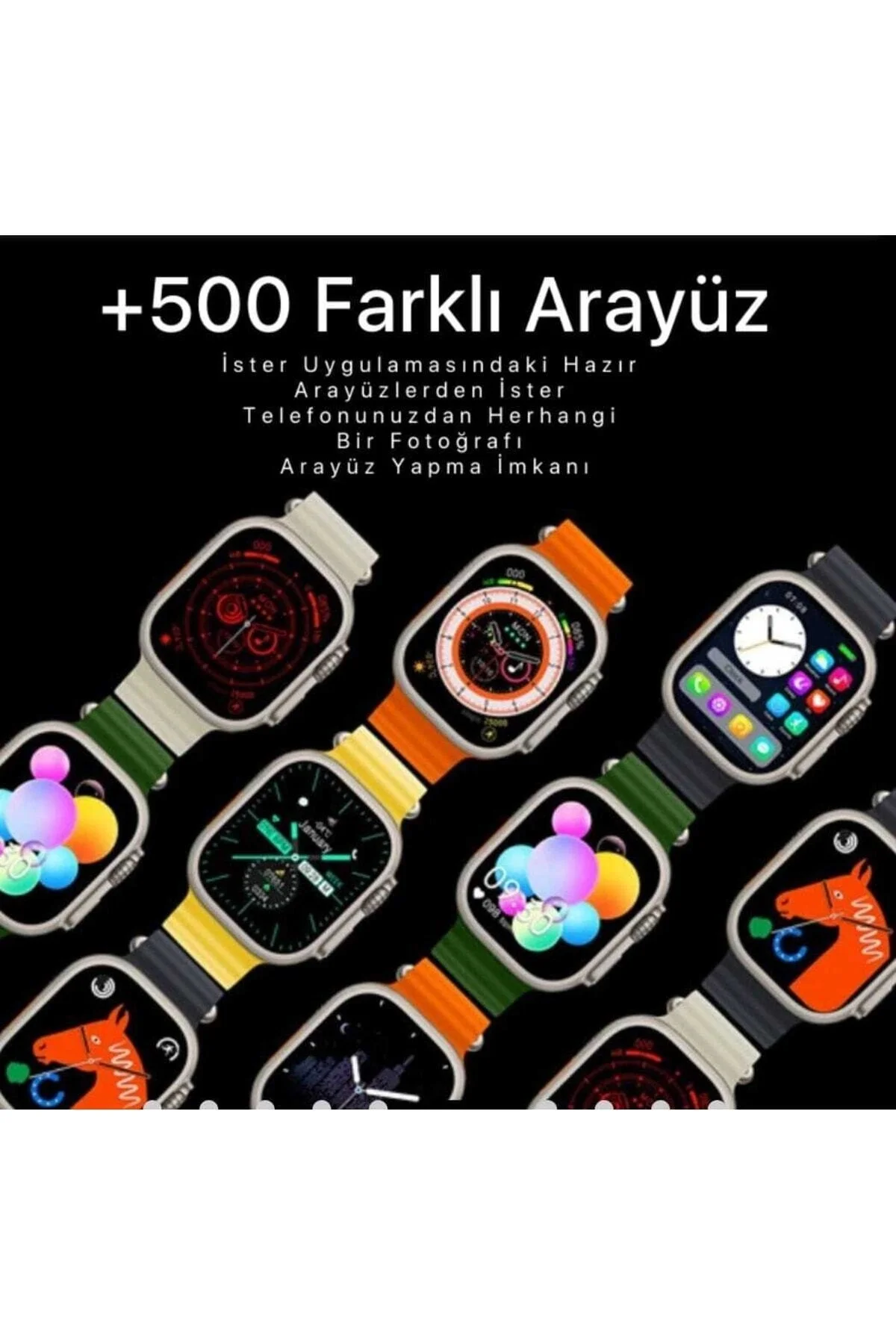 Akıllı Saat - Renk: Siyah, Kasa Renk: Gümüş, Batarya Kapasitesi Aralığı: 300-400 mAh