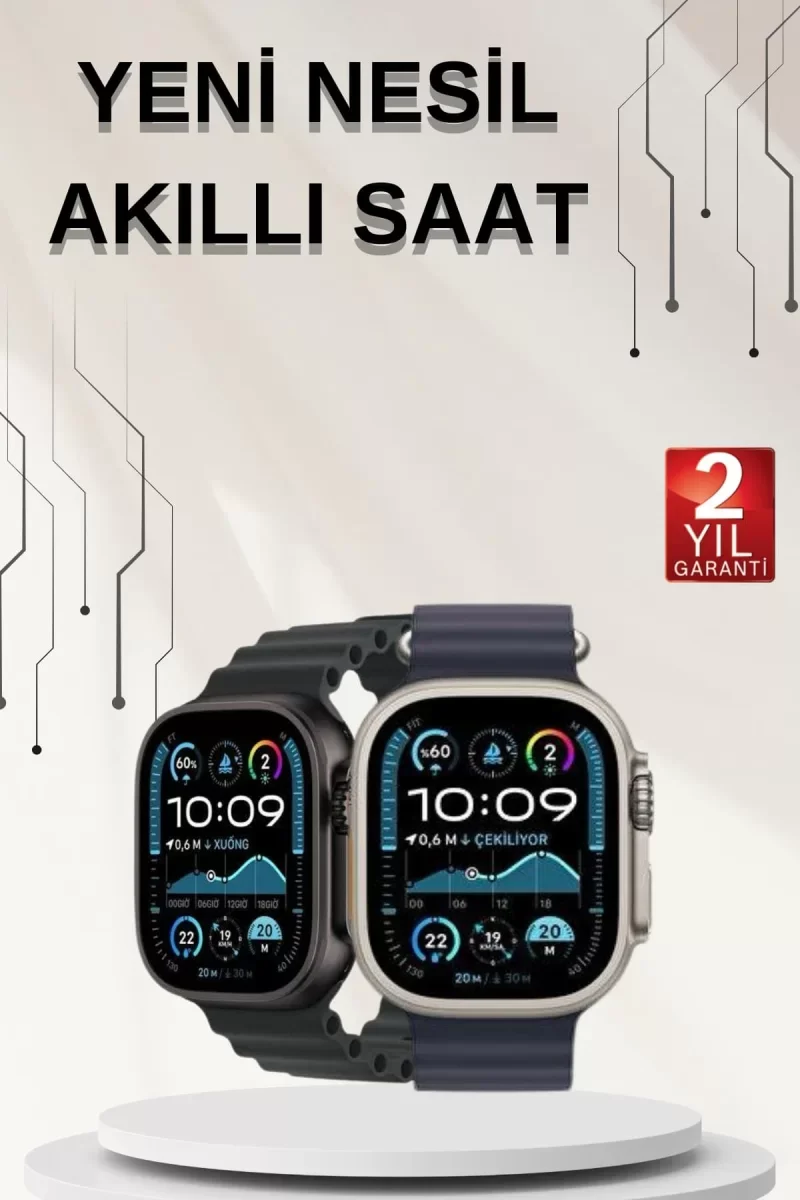 Akıllı Saat Sesli Görüşme Titreşimli GPS Bağlantısı Müzik Dinleme