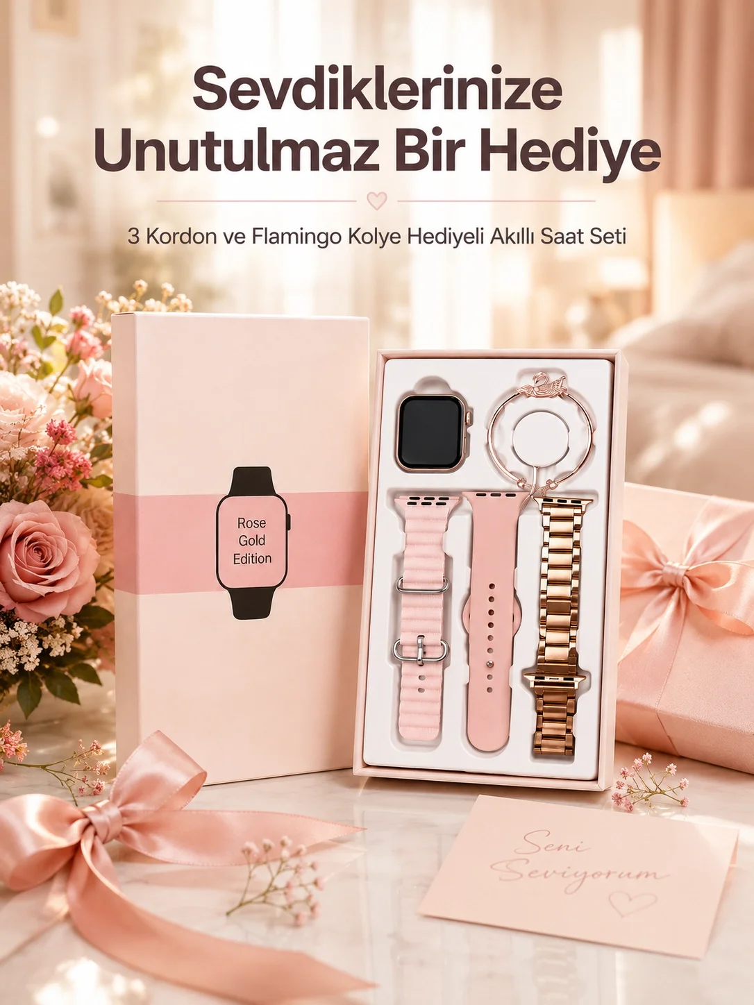 Akıllı Saat Sesli Görüşme Bildirim Görme Uyku ve Sağlık Takibi Fiyatı, Yorumları ve Özellikleri
