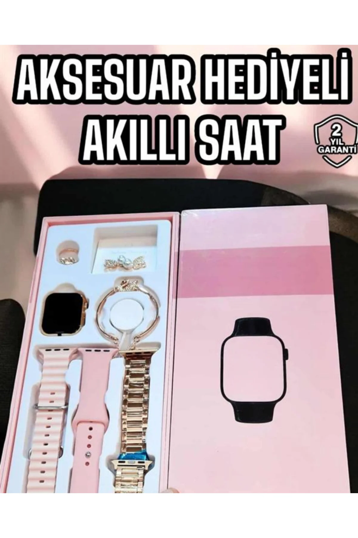 Akıllı Saat Sesli Görüşme Bildirim Görme Uyku ve Sağlık Takibi
