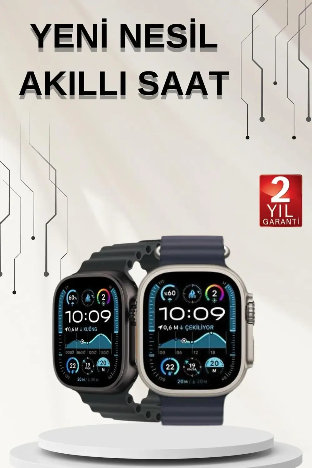 Akıllı Saat Sesli Görüşme Titreşimli GPS Bağlantısı Müzik Dinleme