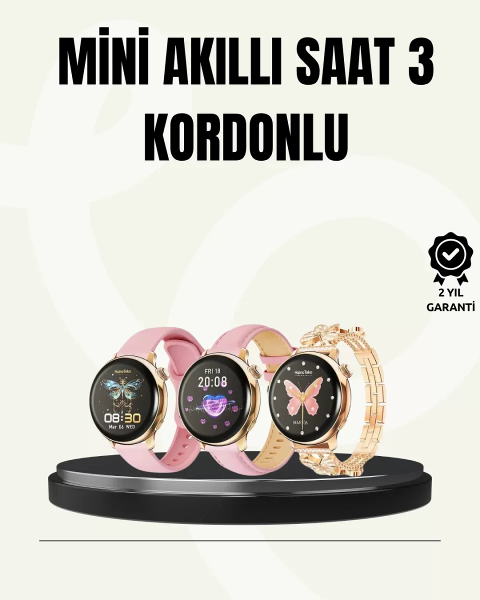 Akıllı Saat – Şık Tasarım, Uzun Pil Ömrü ve Su Geçirmez Özellik - Lisinya