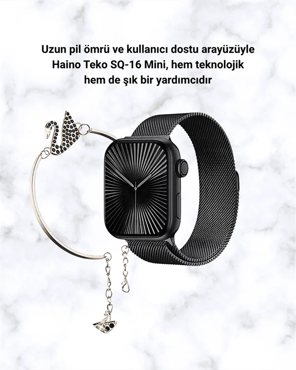 Akıllı Saat SQ-16 Mini Series 10 | Unisex Tasarım, Sağlık ve Spor