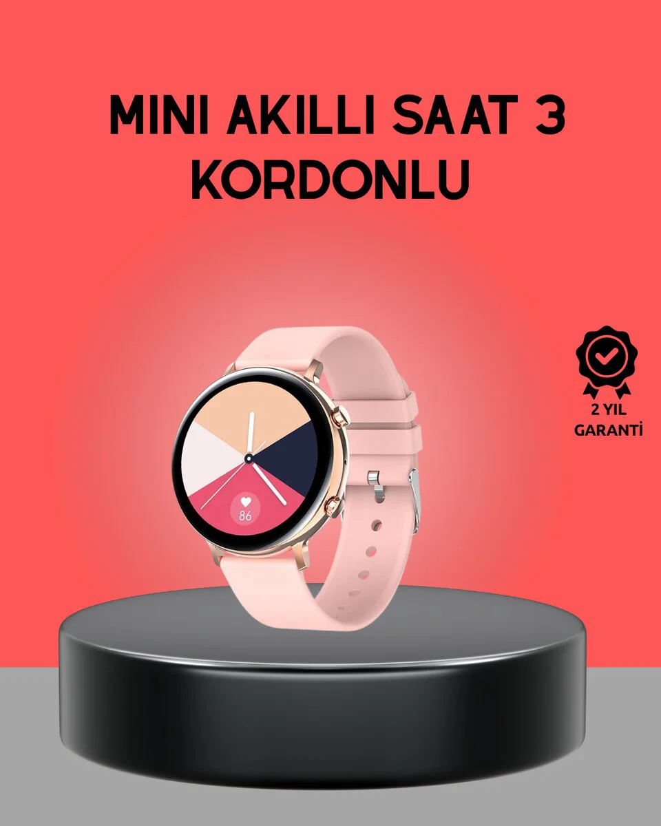 Akıllı Saat – Su Geçirmez Kalp Atışı Takibi ve Spor Modları