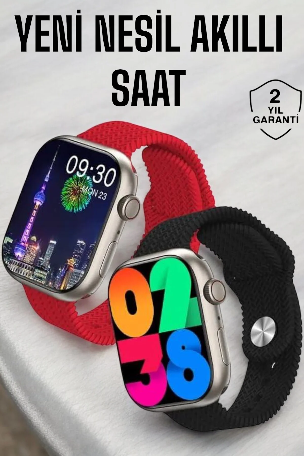 Akıllı Saat Tema Değiştirme Uyku ve Sağlık Takibi Bluetooth Bağlantılı