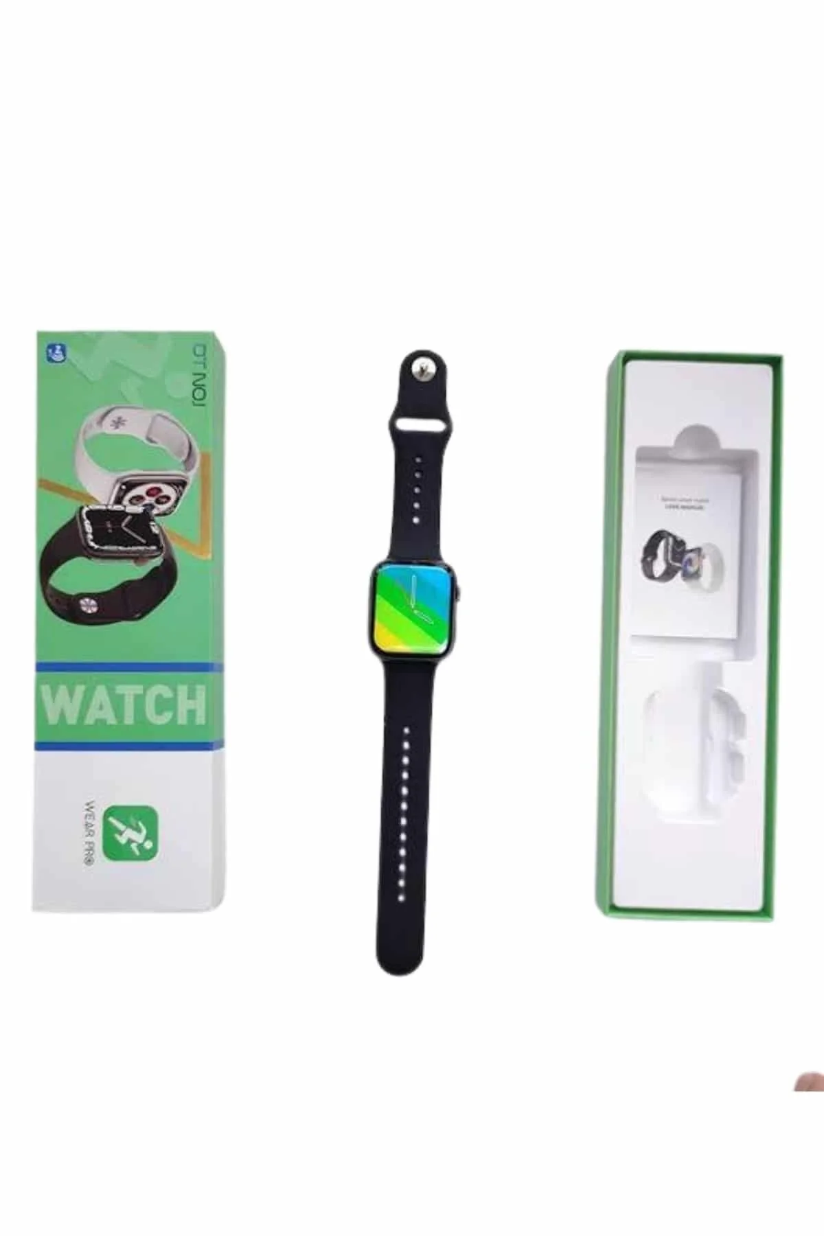 Akıllı Saat Tema Değiştirme Uyku ve Sağlık Takibi Sesli Asistan B