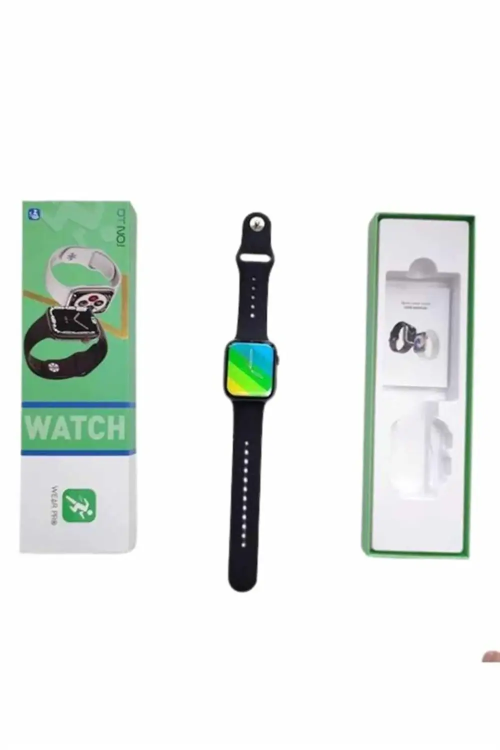 Akıllı Saat Tema Değiştirme Uyku ve Sağlık Takibi Sesli Asistan B