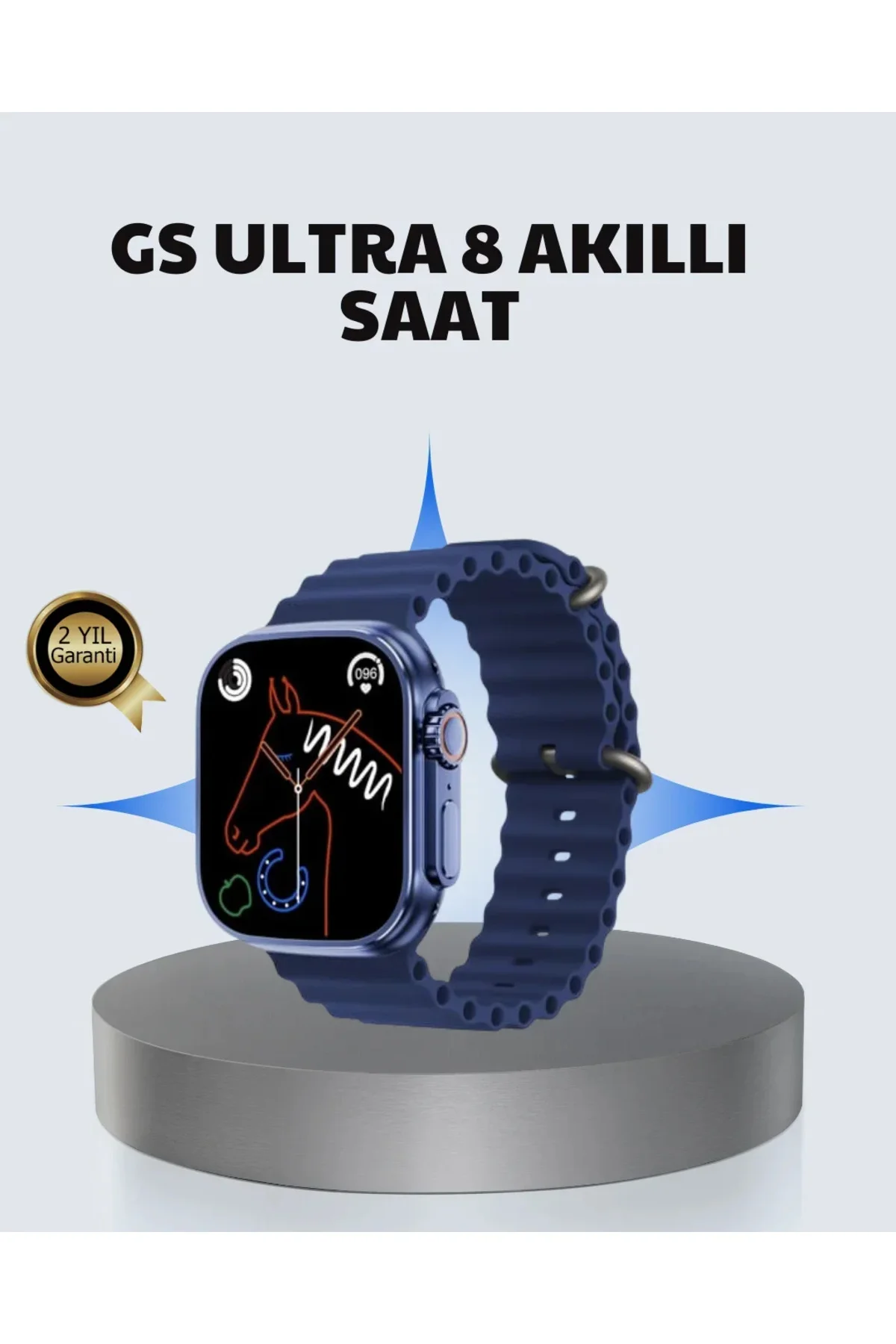 Akıllı Saat Ultra 2.05 IPS Ekran Bluetooth Aramalı Spor Modlu