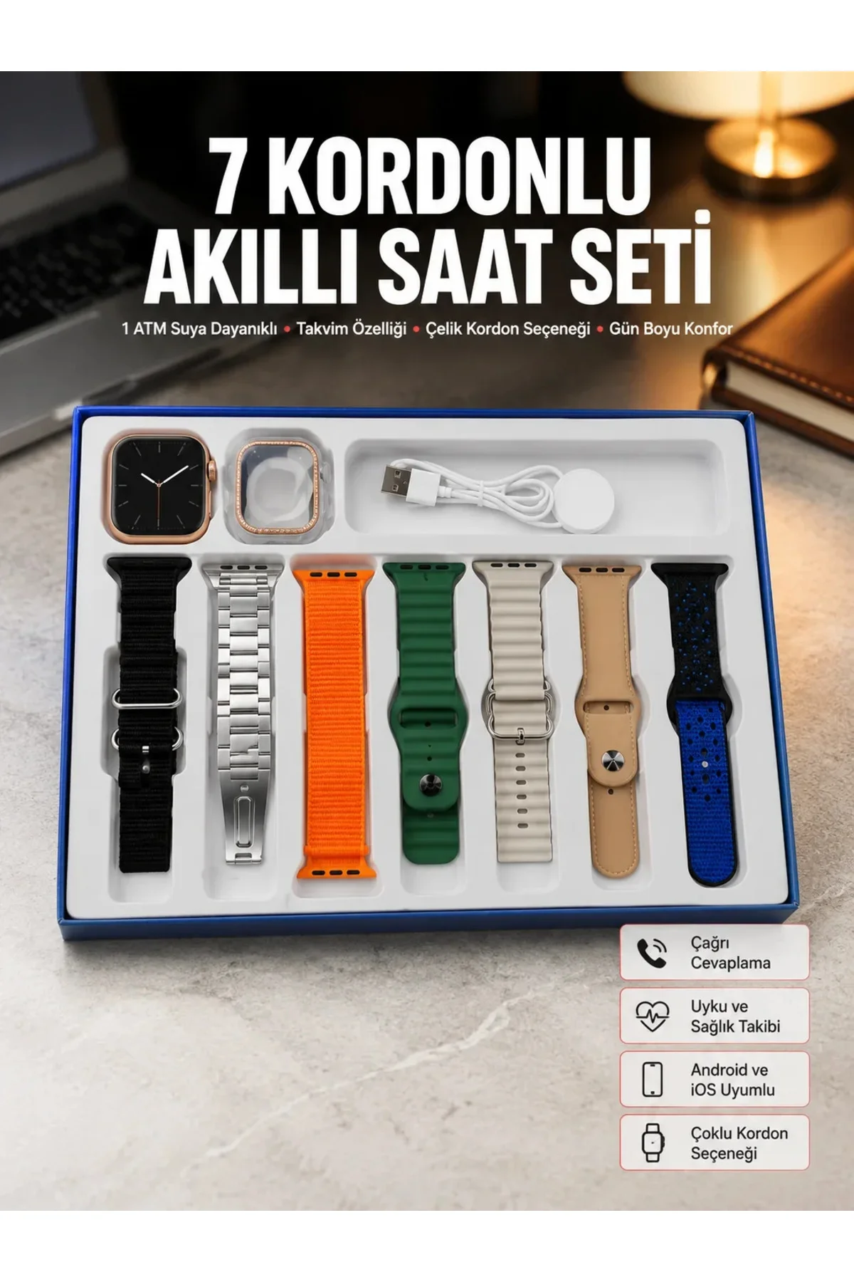 Akıllı Saat Uni Akıllı Saat Çoklu Kordon Seçeneği Çelik Kordon Plastik Kordon Yeni Nesil