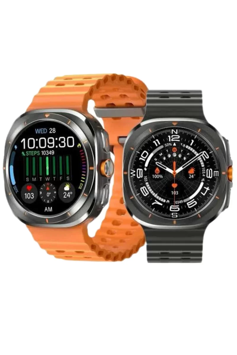Akıllı Saat Unisex Titanyum Kasa 47mm Amoled Ekran GPS ve Sesli Görüşme
