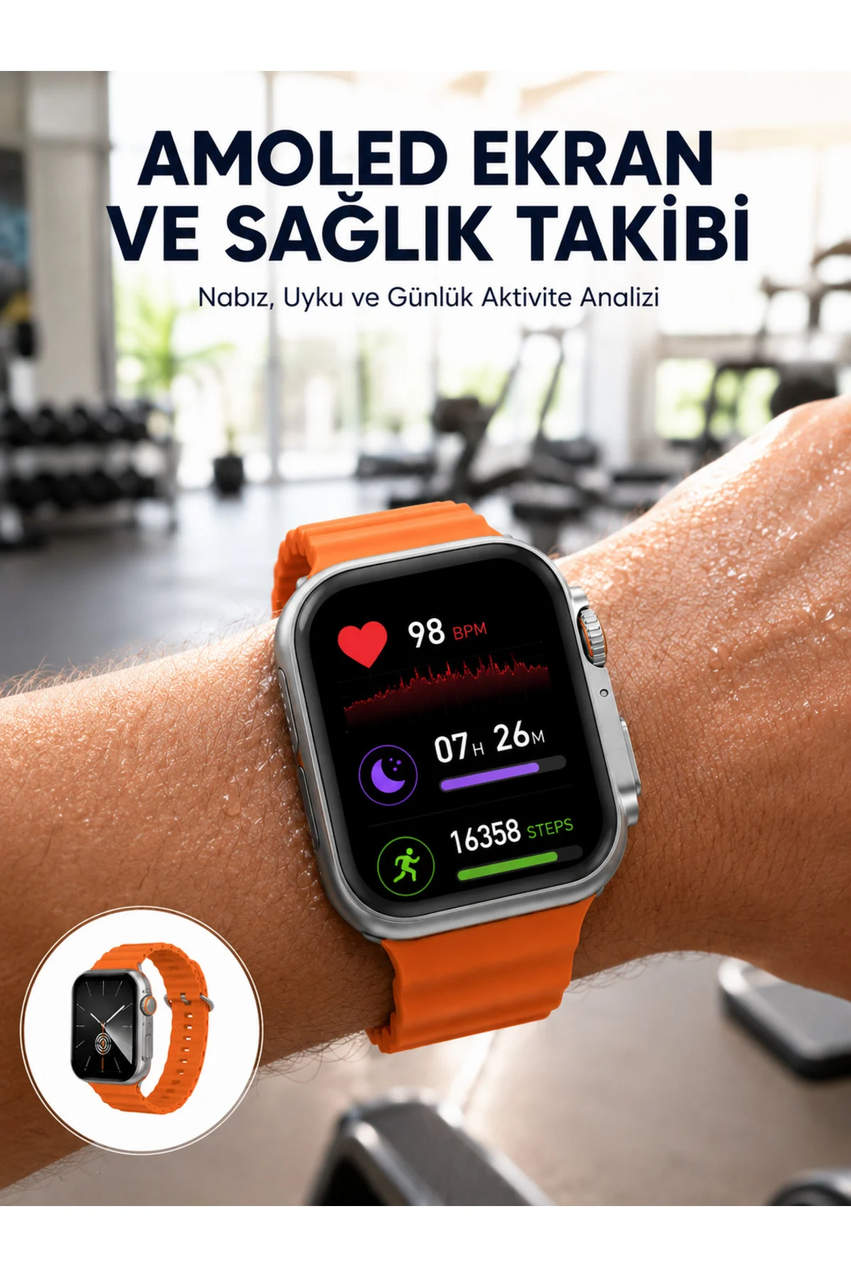 Akıllı Saat Unısex Zarif Görünümlü Titanyum Kasa Amoled Ekran Müzik Dinleme Yeni Nesil Akıllı Saat Unısex Zarif Görünümlü Titanyum Kasa Amoled Ekran Müzik Dinleme Yeni Nesil