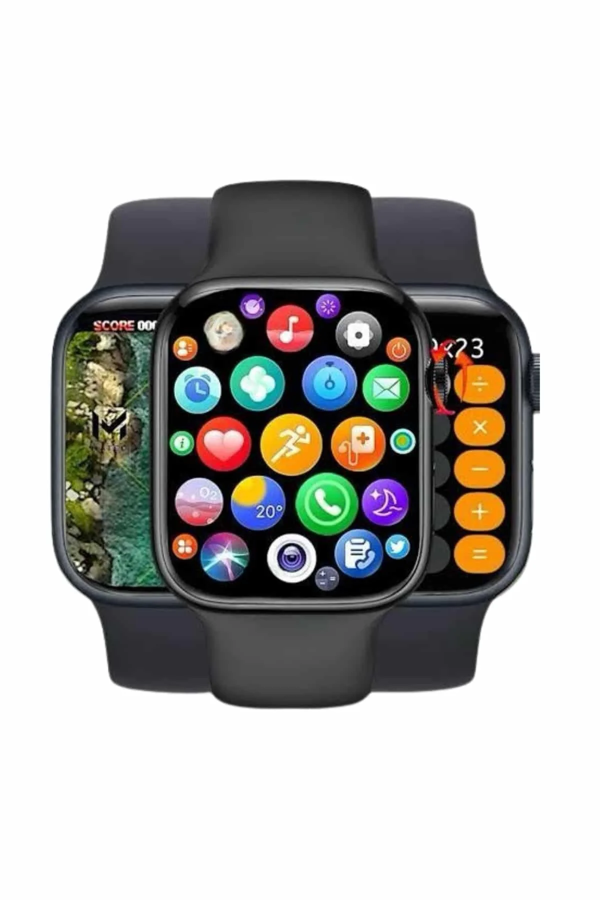Akıllı Saat Uyku ve Sağlık Takibi Arama Cevaplama 44 MM Amoled Ek