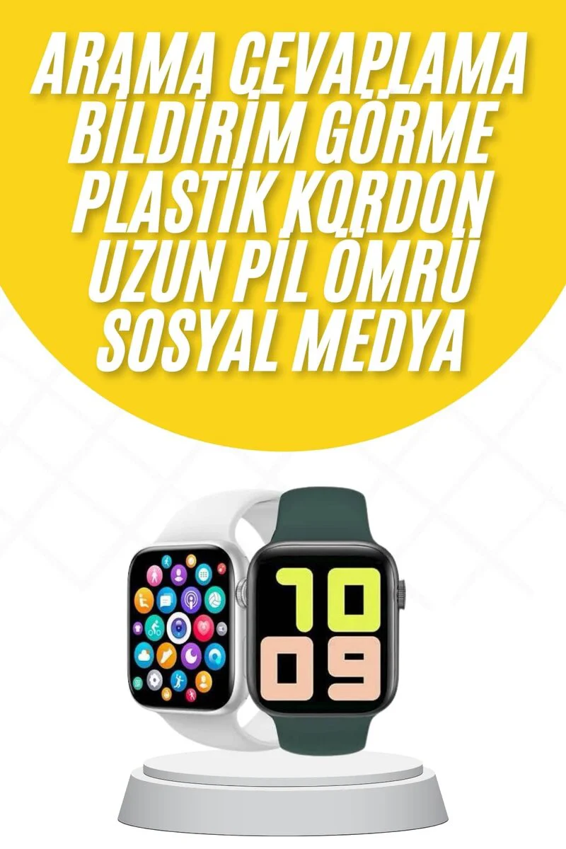 Akıllı Saat Uyku ve Sağlık Takibi 44mm AMOLED - Nabız, Oksijen ve Kan Basıncı İzleme