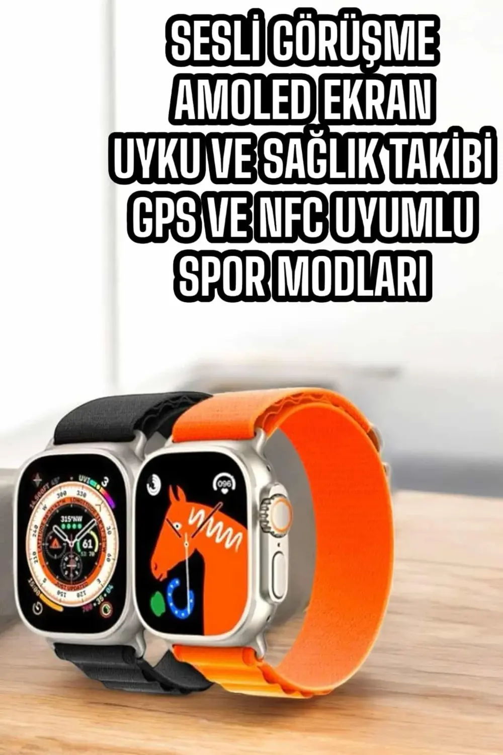 Akıllı Saat Uyku ve Spor Takibi Yeni Nesil Bluetooth Bağlantılı A