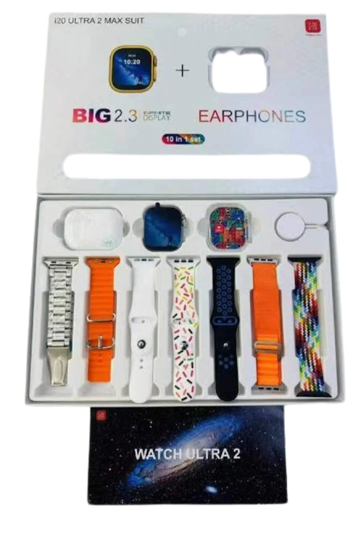 Akıllı Saat ve Air Pro Kulaklık 7 Kordonlu Çok Fonksiyonlu İkili 