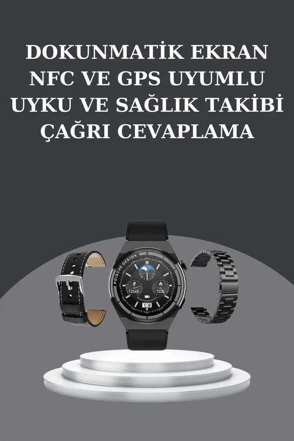 Akıllı Saat ve Bluetooth Kulaklık Seti - Titreşim Bildirim, Uyku Takibi ve 3D Ses