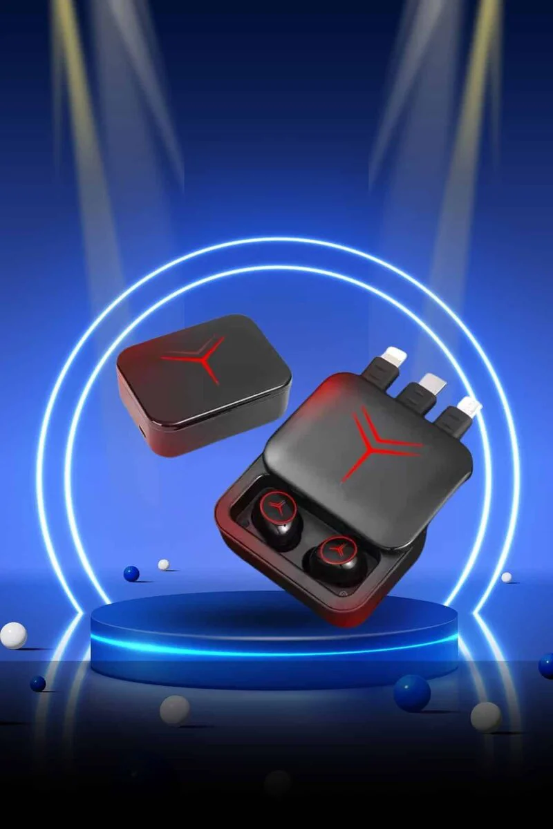 Akıllı Saat ve Bluetooth Kulaklık Seti - Nabız Ölçer, EKG, Powerbank ve Hediye Paketi