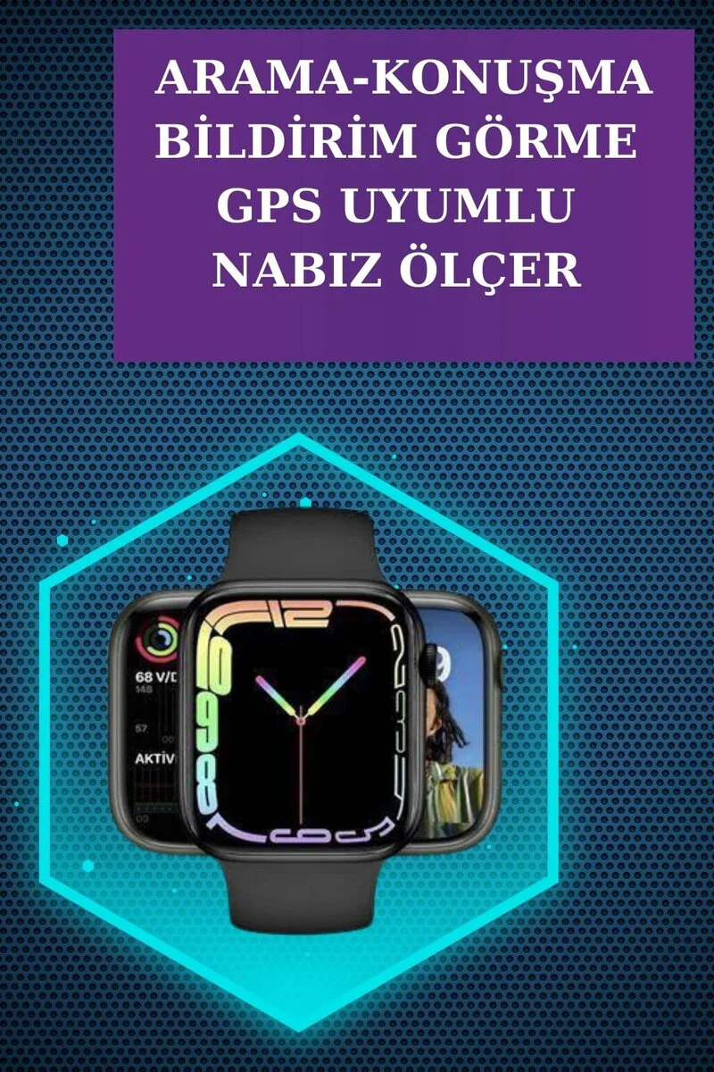 Akıllı Saat ve Kablosuz Kulaklık Seti - Bluetooth Bağlantılı, 105 dB Ses Kalitesi, IPX5 Su Direnci, Sağlık Takibi