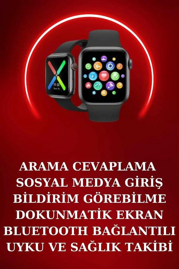 Akıllı Saat ve Kulaklık Paketi - Amoled Ekranlı Spor Takibi ve Gürültü Engelleme