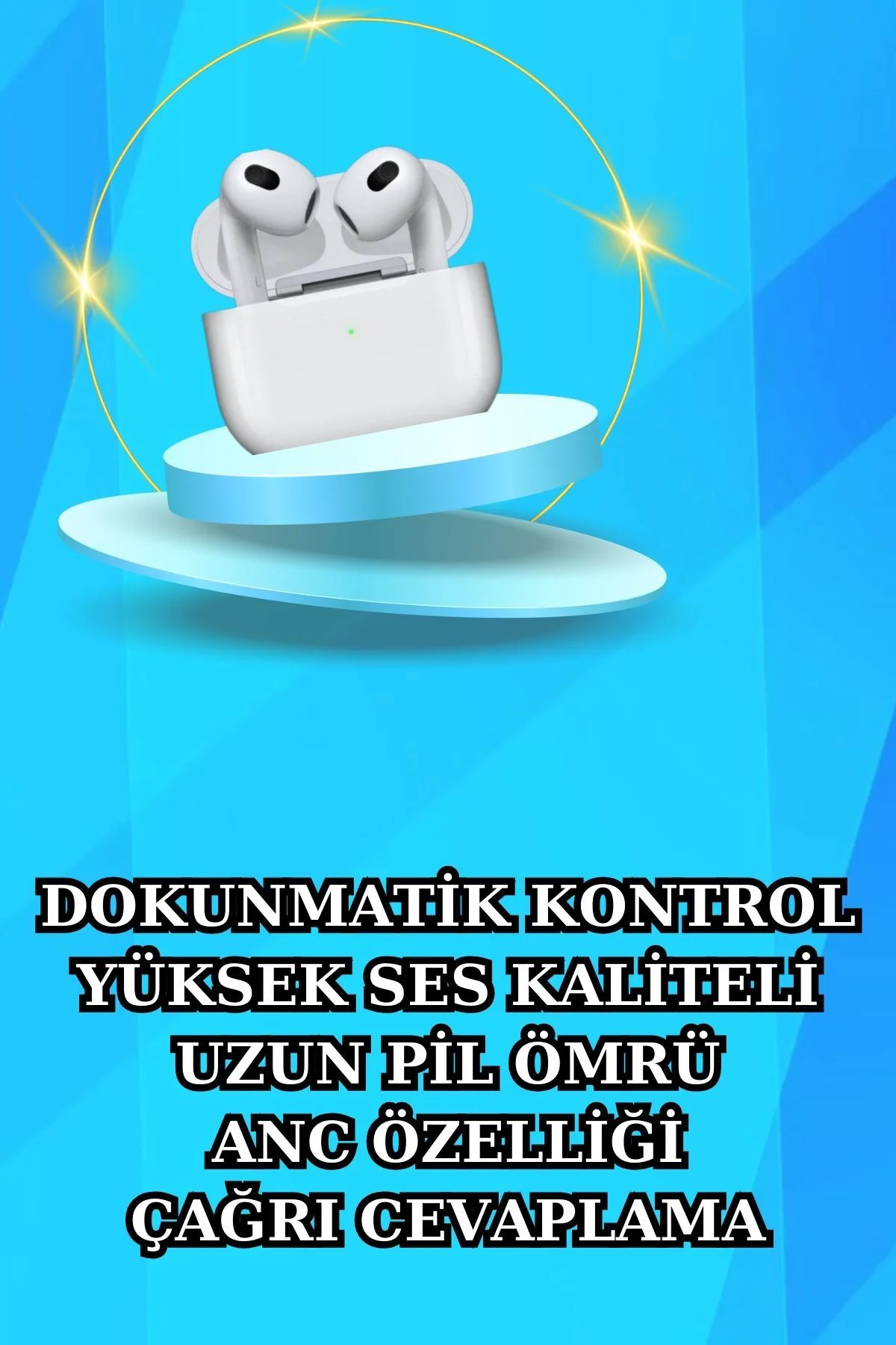 Akıllı Saat ve Kulaklık Seti Bildirim Görme Arama Cevaplama ANC Ö