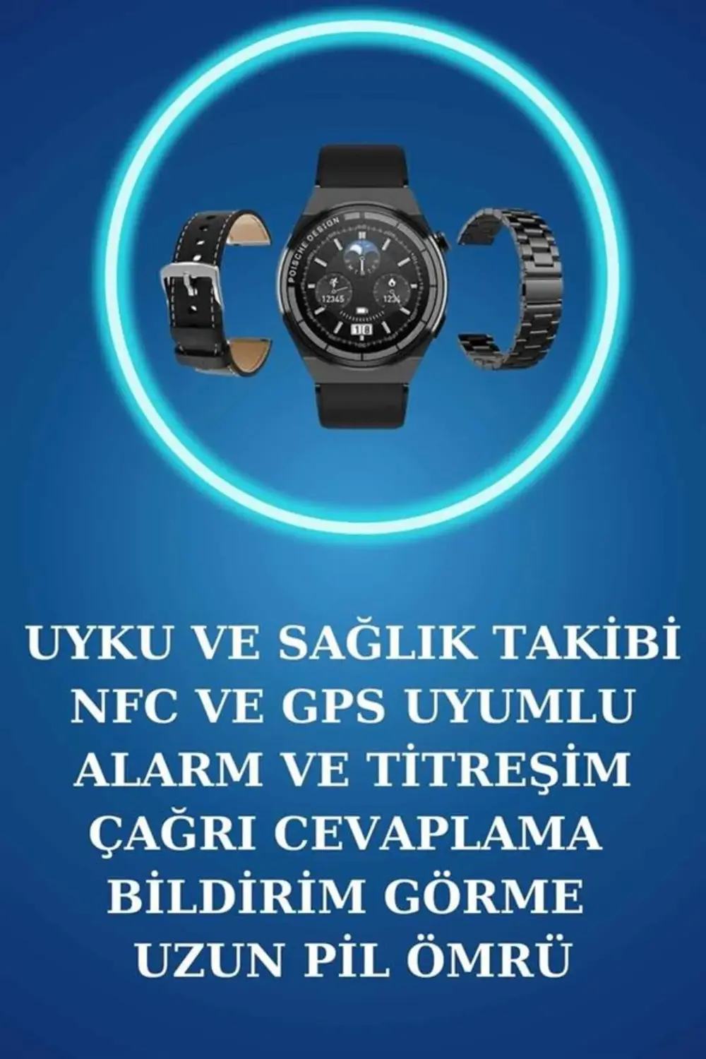 Akıllı Saat ve Kulaklık Seti Bildirim Görme Arama Cevaplama ANC Ö