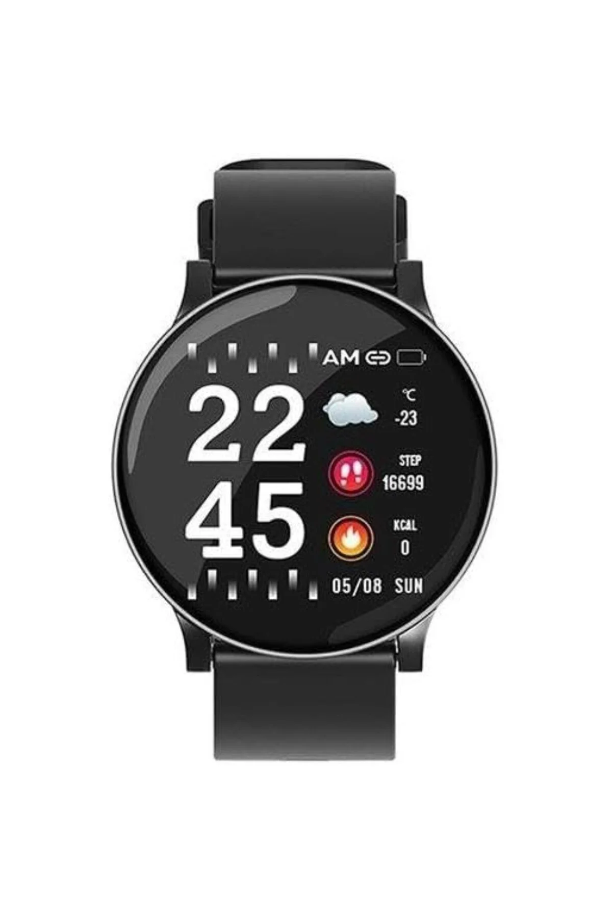 Akıllı Saat Wearfit 2.0 App Kalp Hızı Kan Basıncı Nabız Monitörü