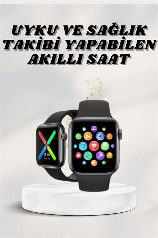 Akıllı Saat Wireless Şarj Yüksek Çözünürlüklü Müzik Dinleme Sesli Cevaplama Yeni Nesil
