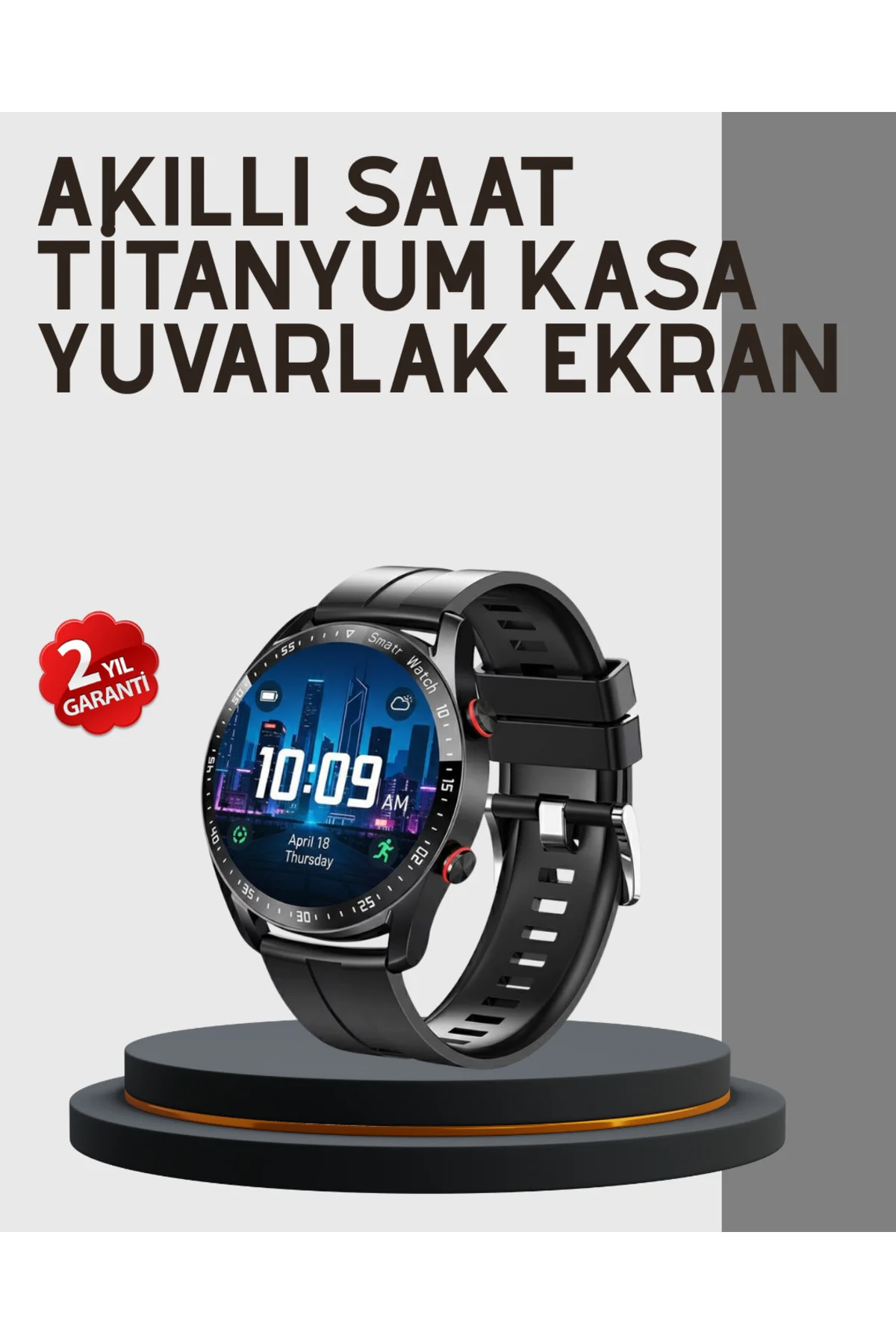 Akıllı Saat Yeni Model Sesli Asistan Bildirim Görme Bluetooth Bağlantılı Müzik Dinleme