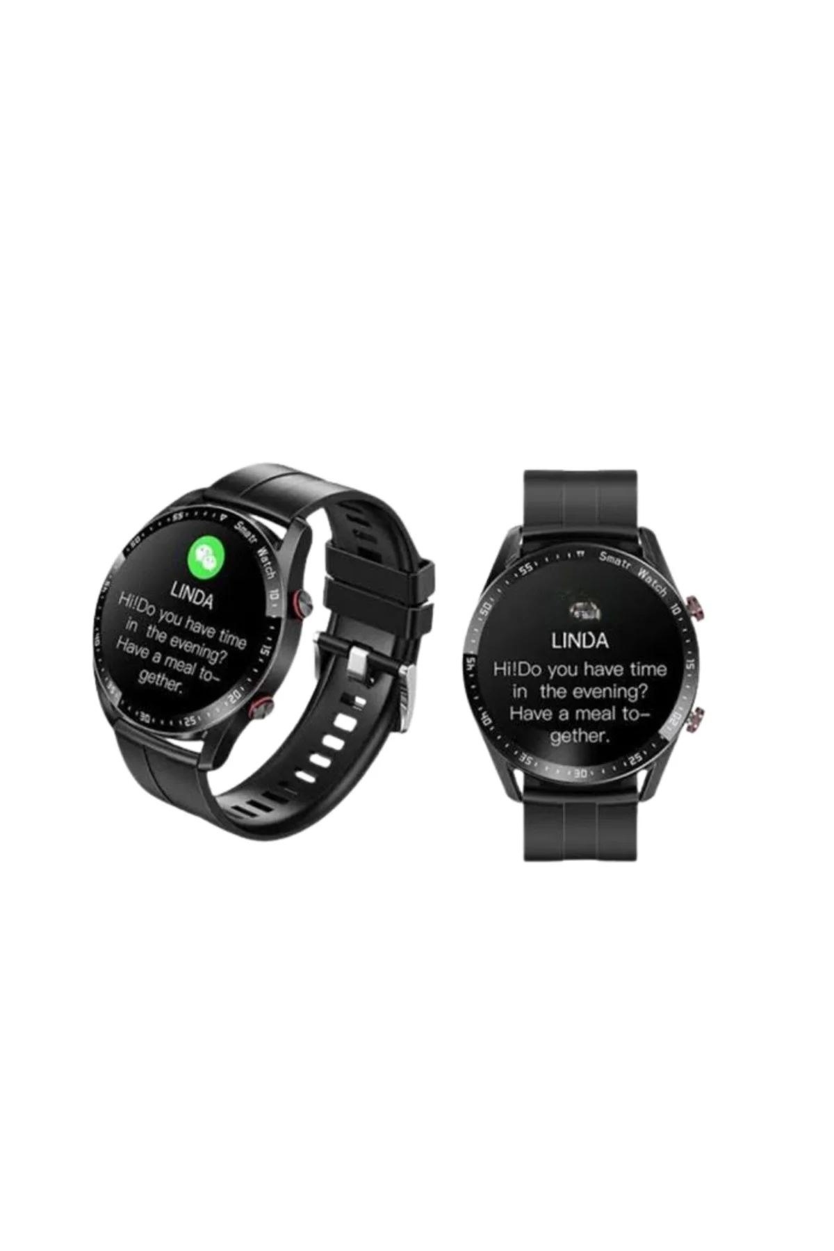 Akıllı Saat Yeni Model Sesli Asistan Bildirim Görme Bluetooth Bağlantılı Müzik Dinleme