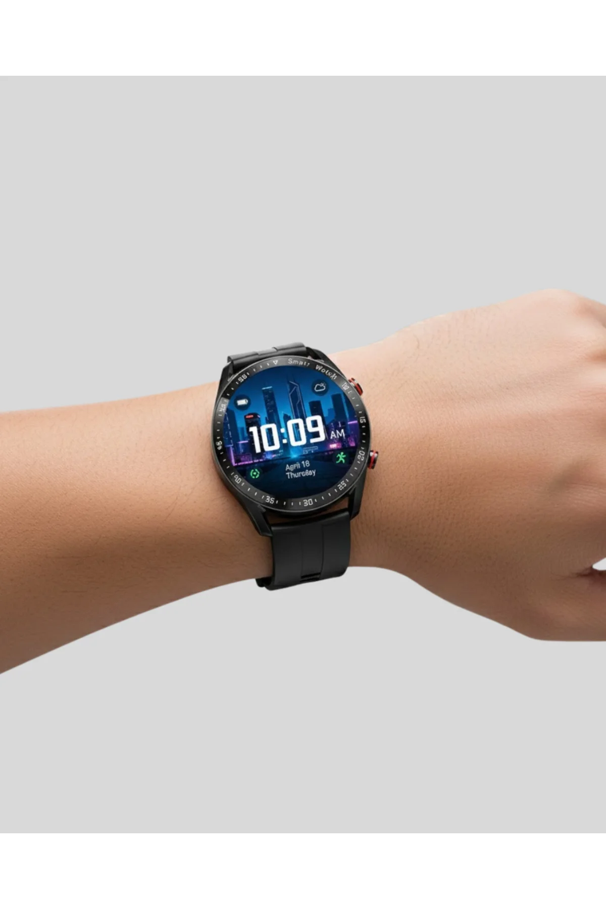 Akıllı Saat Yeni Model Sesli Asistan Bildirim Görme Bluetooth Bağlantılı Müzik Dinleme
