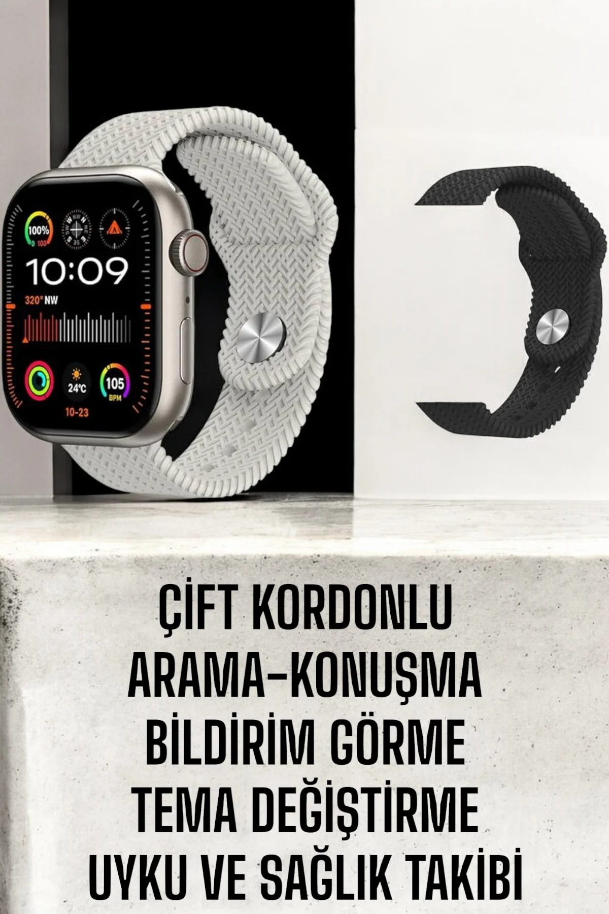 Akıllı Saat Yeni Nesil GPS Özelliği NFC Ve Uyku Takibi - Görsel 2