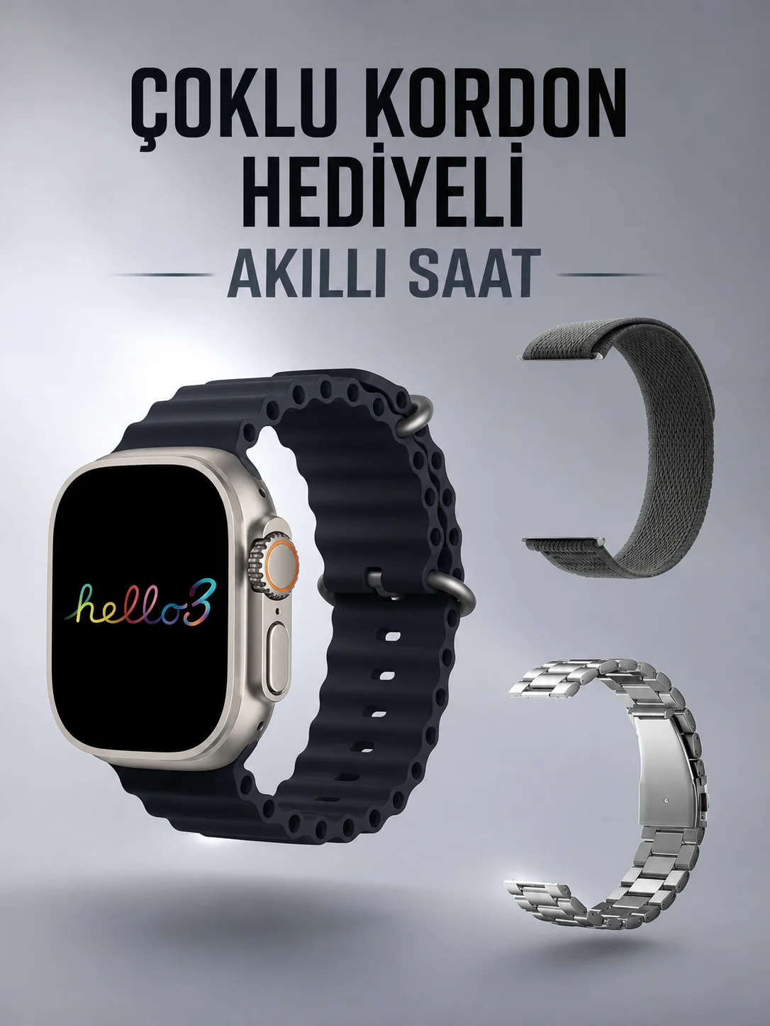 Akıllı Saat Yeni Nesil Bluetooth Bağlantılı Uyku Sağlık Takibi GPS Ve NFC Uyumlu