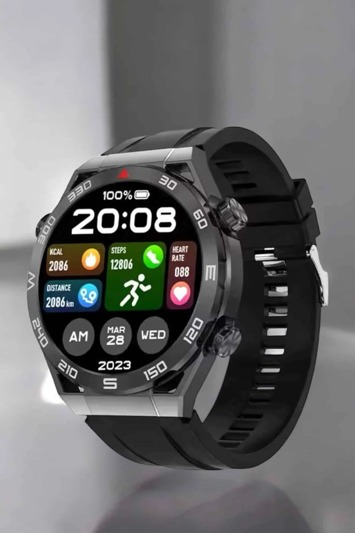 Akıllı Saat Yeni Nesil 2024 Model Metal Kordonlu Bluetooth Bağlan