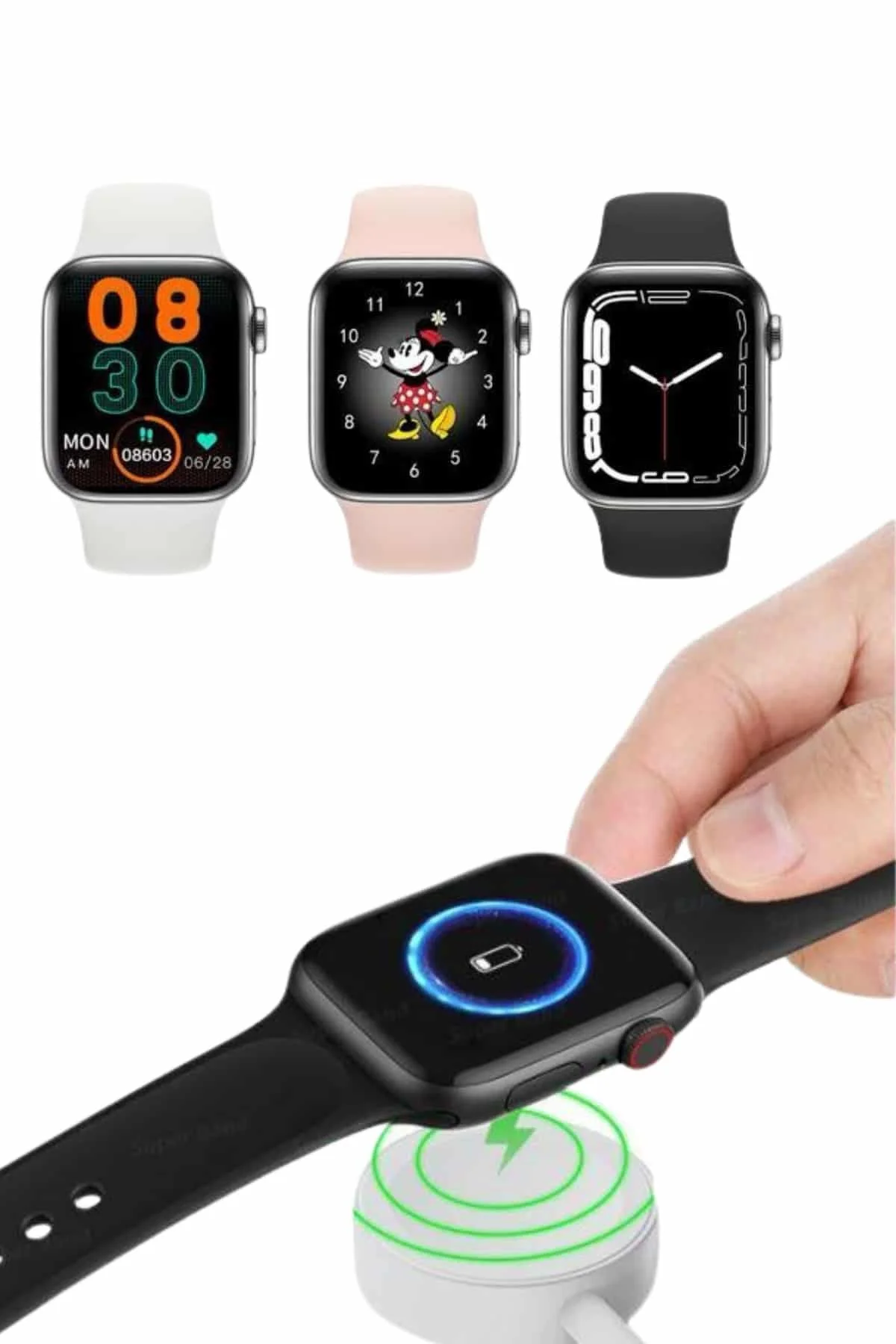 Akıllı Saat Yeni Nesil Android ve İOS Uyumlu Titreşim Modlu Alarm