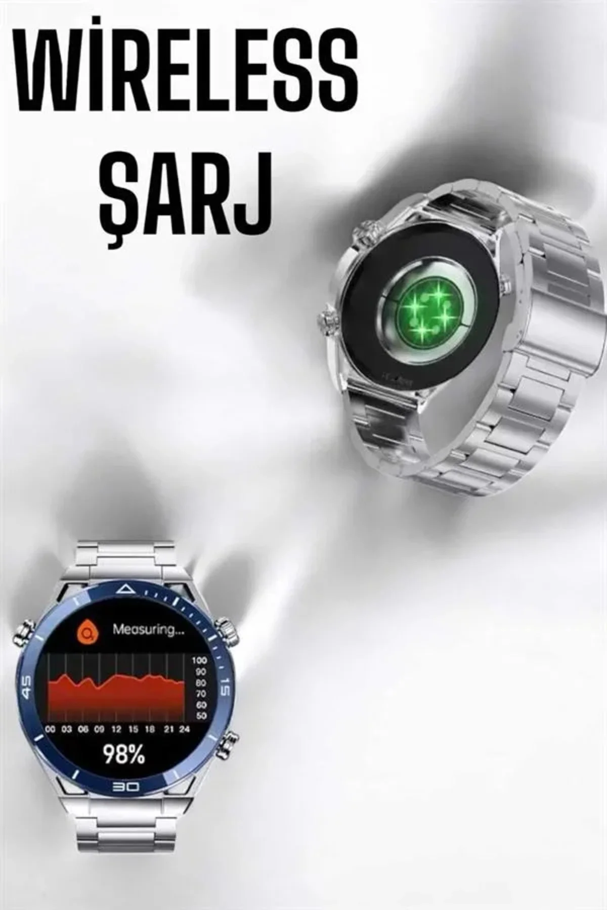 Akıllı Saat Yeni Nesil 2024 Model Metal Kordonlu Bluetooth Bağlantılı Akıllı Saat Yeni Nesil 2024 Model Metal Kordonlu Bluetooth Bağlantılı