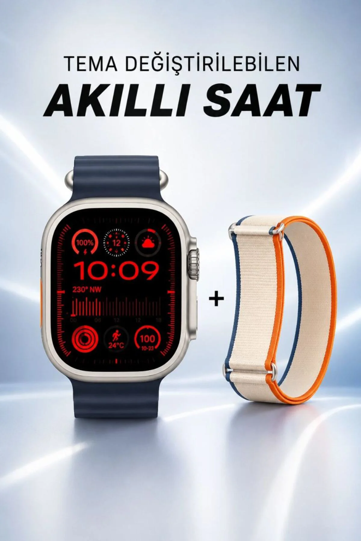 Akıllı Saat Yeni Nesil Sesli Asistan Uyku Ve Sağlık Takibi Adımsa