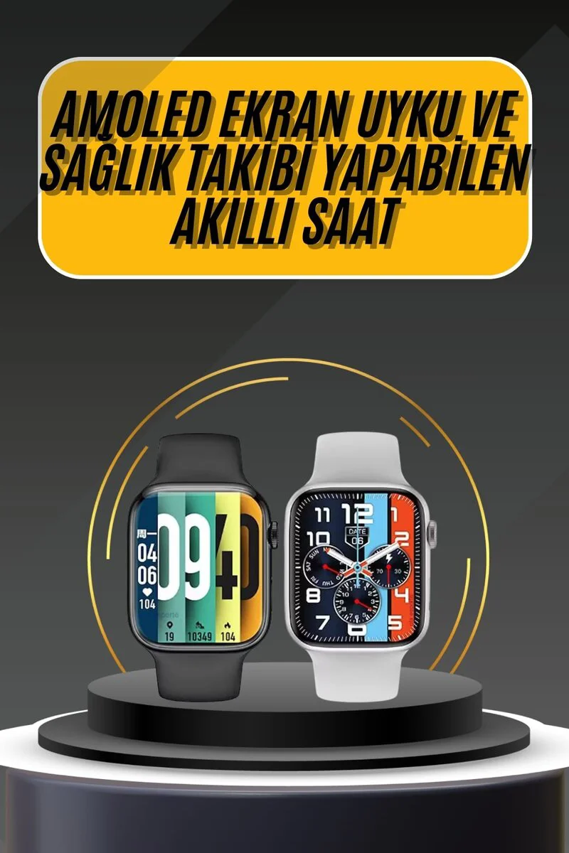 Akıllı Saat Yeni Nesil Android ve İOS Uyumlu Titreşimli Alarm Kronometre