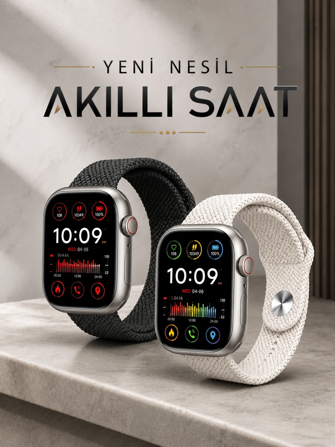 Akıllı Saat Yeni Nesil GPS Özelliği NFC Ve Uyku Takibi Akıllı Saat Yeni Nesil GPS Özelliği NFC Ve Uyku Takibi